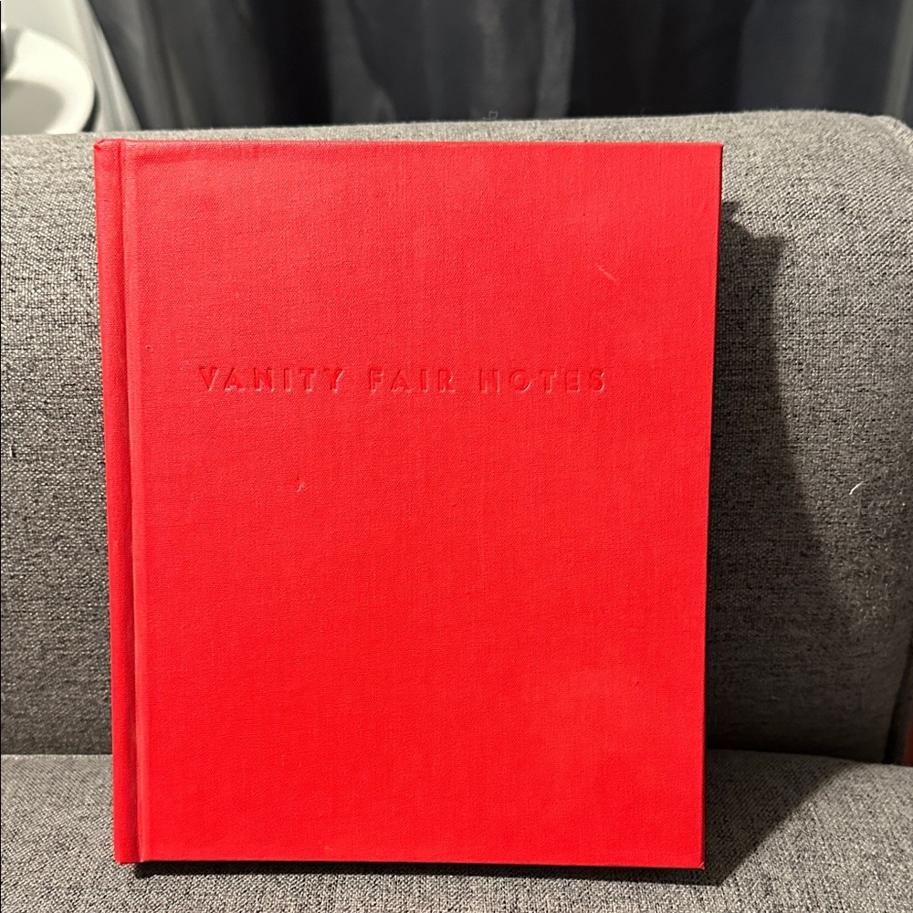 Vanity Fair Red Notes Book